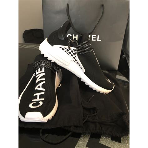 basket chanel noir|basket chanel adidas pharrell.